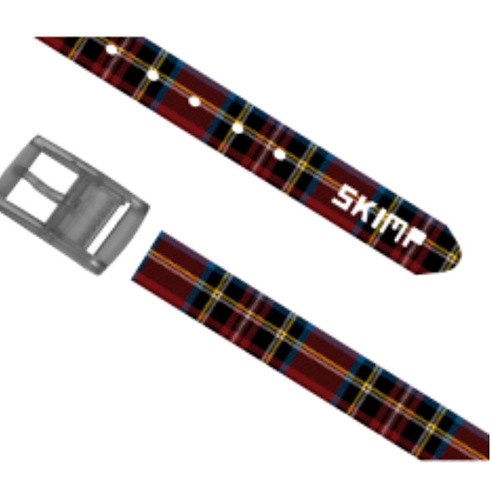 Cinturón Les Imprimees Red Scottish