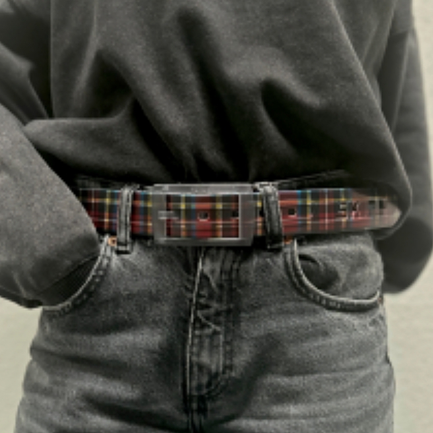 Cinturón Les Imprimees Red Scottish - Imagen 2